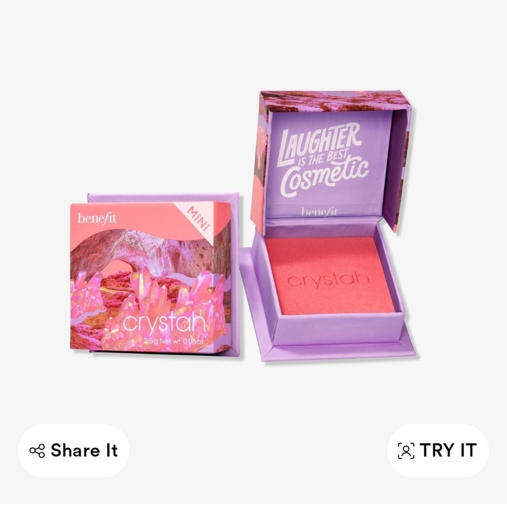 New Benefit Crystah Mini Blush - Pink